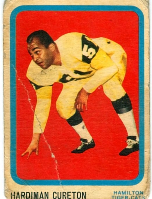 1963 Topps Hardiman Cureton