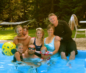 Ron Perowne and family